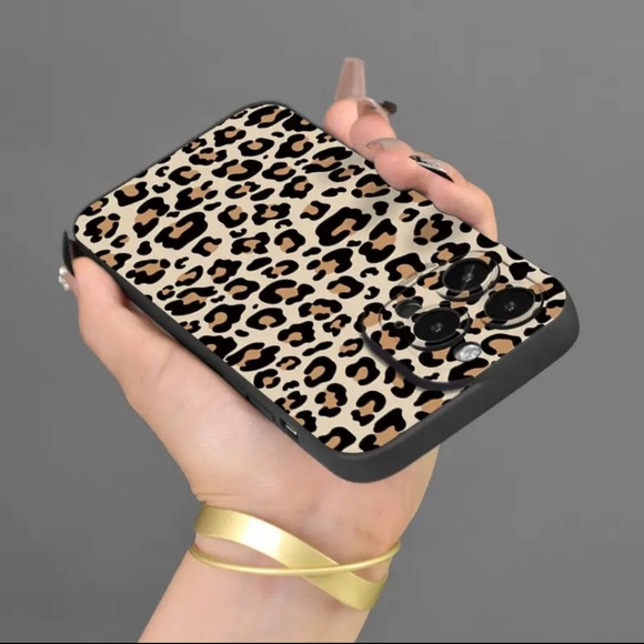 Leopard Pattern Case For iPhone 15 Pro Max - KHAKI-SALE - Picture 3 of 6